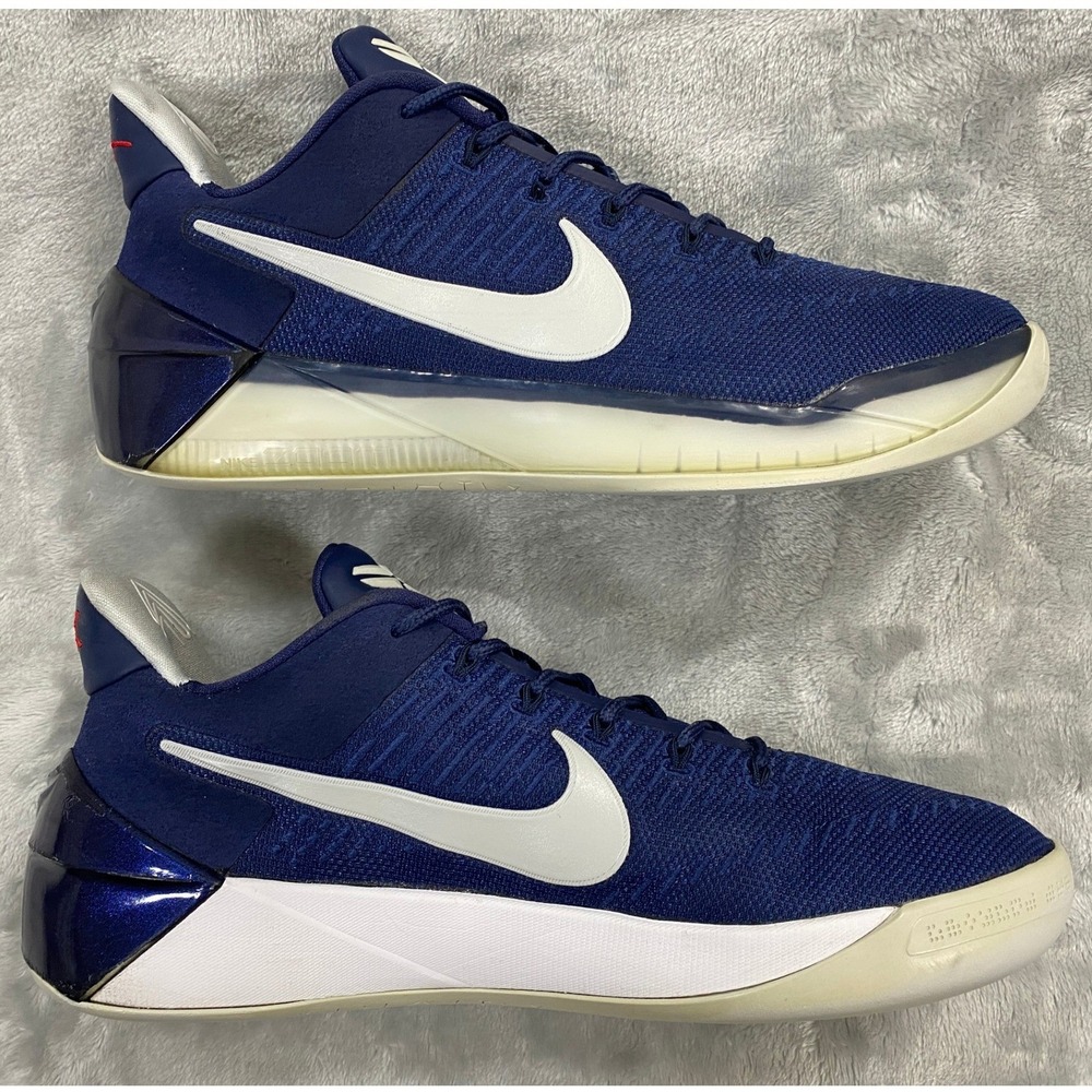 Nike Kobe AD Basketball Shoes Men's 9 Navy White 852425406 Athletic Pro Trainer